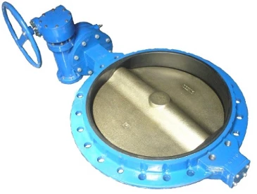 Затвор дисковый поворотный ABRA Ду700 Ру16 BUV-VF826D, межфланцевый, корпус - чугун, диск - чугун, редуктор, EPDM в Самаре