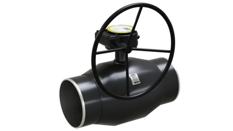 Кран шаровый LD КШЦПР Regula из стали 09Г2С Ду150/125 Ру2,5МПа с редуктором в Самаре