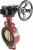 Затвор дисковый поворотный ABRA Ду450 Ру16 BUV-VF843D, межфланцевый, корпус - чугун, диск - бронза, редуктор, NBR в Самаре