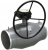 Кран шаровый LD КШЦПР Gas 080.025.П/П.03. из стали 09Г2С Ду80 Ру2,5МПа с редуктором в Самаре